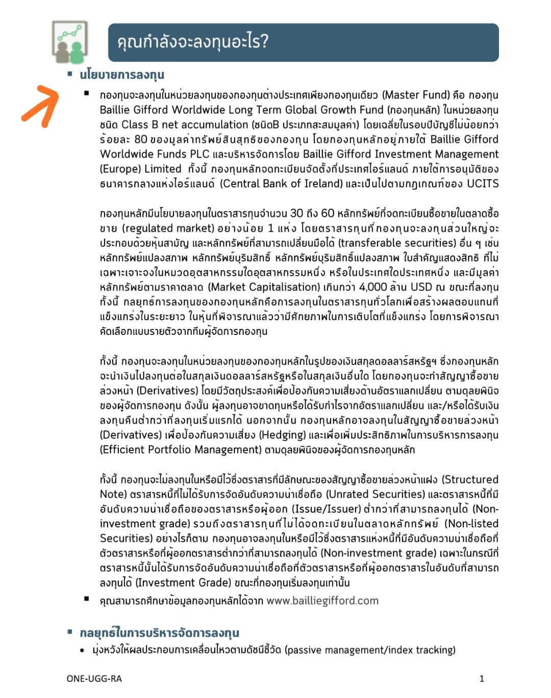 ลงทุนอะไร