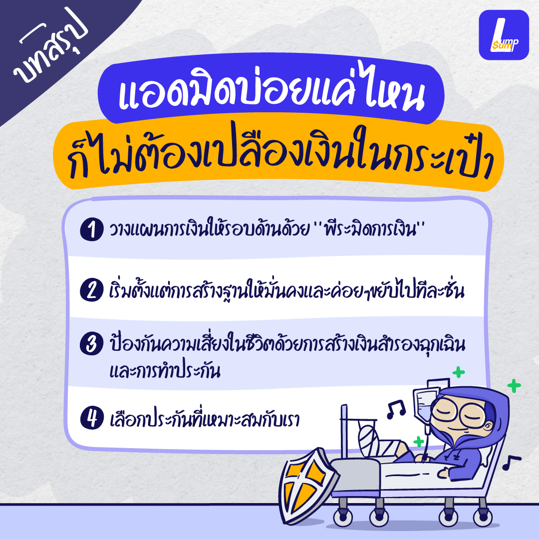 แอดมิดบ่อยไม่กระทบเงินเก็บ แค่มีประกันสุขภาพ IPD แอดมิดบ่อยไม่กระทบเงินเก็บ แค่มีประกันสุขภาพ IPD