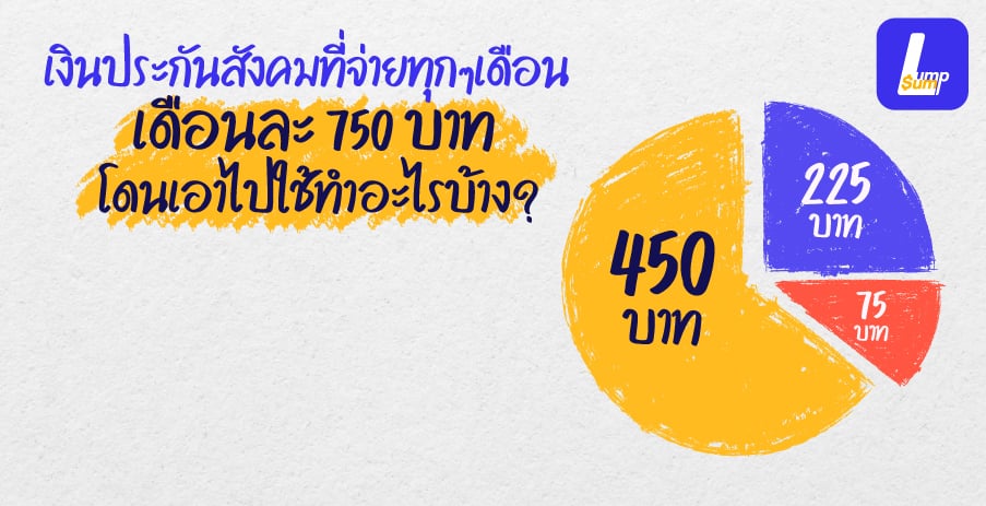เงินประกันสังคมที่จ่ายทุกๆเดือน เดือนละ 750 บาท โดนเอาไปใช้ทำอะไรบ้าง